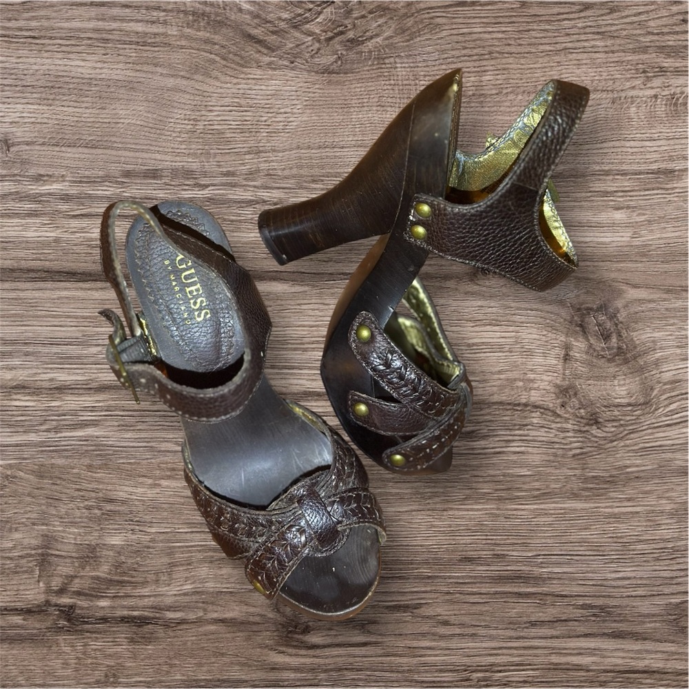 Rare Vintage wood sandals